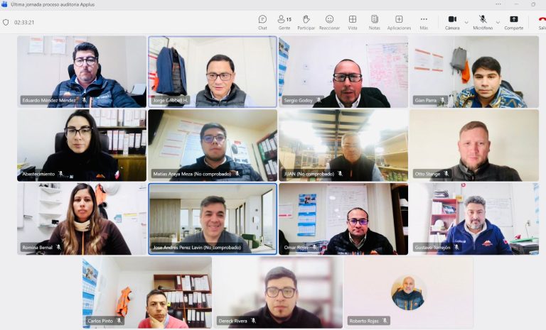 Reunión de Cierre Auditoría de Recertificación Noviembre 2025